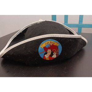 VINTAGE Disney Jacobson Captain Capt. Hook Felt Hat Cap - VHTF  Made in USA